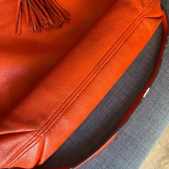 Orange Michael Kors shoulder bag - Picture 7 of 8